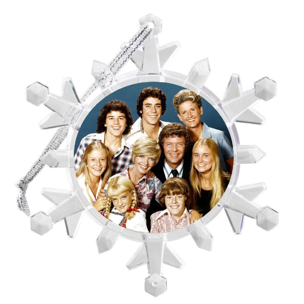 The Brady Bunch Snowflake Blinks Lit Holiday Christmas Tree Ornament